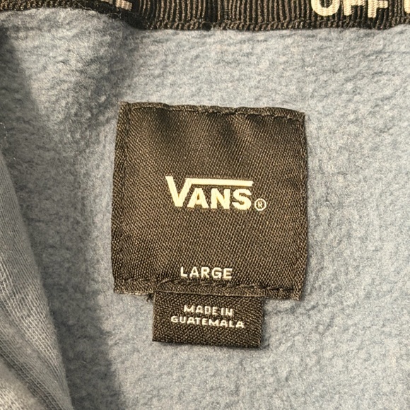 Vans Men's Slate Blue Hoodie Size Large - Picture 5 of 7